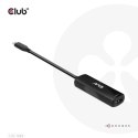 CLUB3D CAC-1588 adapter kablowy 0,17 m USB Type-C HDMI Czarny