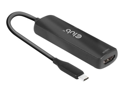CLUB3D CAC-1588 adapter kablowy 0,17 m USB Type-C HDMI Czarny