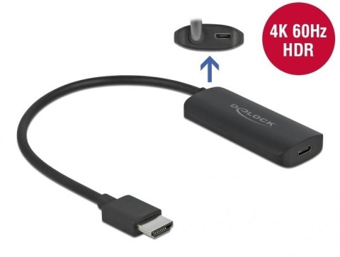 DeLOCK Adapter HDMI-A męski > USB Type-C żeński czarny