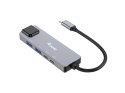 Equip 133496 stacja dokująca Przewodowa USB 3.2 Gen 1 (3.1 Gen 1) Type-C Szary