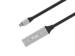 Equip 133358 kabel USB USB 3.2 Gen 1 (3.1 Gen 1) 15 m USB C Czarny