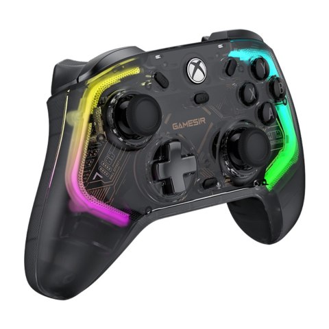 GameSir Kaleid Czarny, Przezroczysty USB Gamepad Analogowa/Cyfrowa Xbox One, Xbox Series S, Xbox Series X