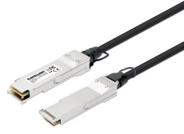 Intellinet 508513 kabel InfiniBand / światłowodowy 2 m QSFP+ Czarny, Srebrny
