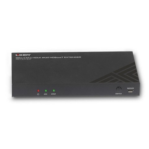 Lindy 38342 przedłużacz AV Amplituner Czarny