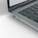 Lindy 40426 bloker portów Blokada portu + klucz USB Type-C Zielony 5 szt.