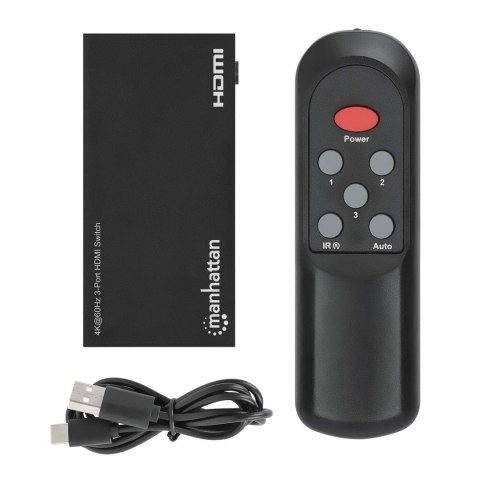 Manhattan 208222 przełącznik wideo HDMI