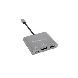 Terratec Connect C3 USB 3.2 Gen 1 (3.1 Gen 1) Type-C Srebrny