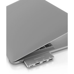 Terratec Connect c4 USB 3.2 Gen 1 (3.1 Gen 1) Type-C Srebrny