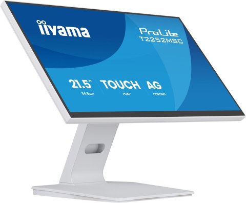 Monitor LCD 21,4" iiyama ProLite T2252MSC-W2AG 1920x1080px Full HD Ekran dotykowy Biały