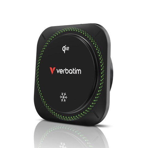 Verbatim Charge 'n' Drive Qi2 RGB Smartfon Czarny USB Bezprzewodowe ładowanie Szybkie ładowanie Automatyczna