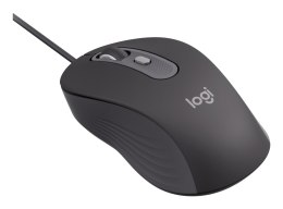 Logitech Signature Wired M520 for Business myszka Biuro Oburęczny USB Type-C Optyczny 4000 DPI