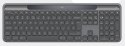 Logitech Signature Slim Solar+ K980 for Business klawiatura Uniwersalne RF Wireless + Bluetooth QWERTZ Niemiecki Grafitowy