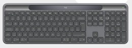 Logitech Signature Slim Solar+ K980 for Business klawiatura Uniwersalne RF Wireless + Bluetooth QWERTZ Niemiecki Grafitowy