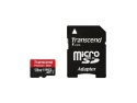 SD microSD Card 128GB Transcend SDXC UHS1 w/adapter