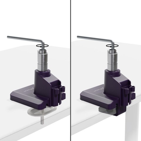 Arozzi AZ-ALZARE-NEO-PP uchwyt / stojak do monitorów Biurko Fioletowy