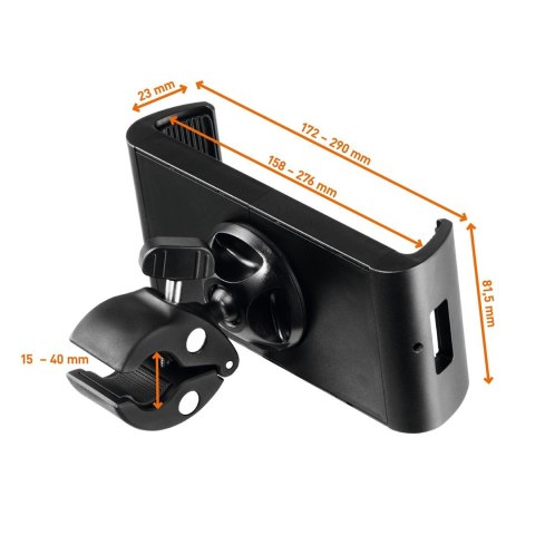 Durable Tought Clamp XL Uchwyt pasywny Komputer przenośny, Telefon komórkowy/Smartfon, Tablet/UMPC Czarny
