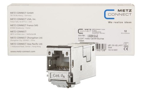 METZ CONNECT 130910-Z wtyczka RJ-45 Metaliczny