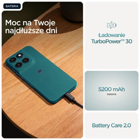 Motorola moto g77 17,3 cm (6.8") Hybrid Dual SIM Android 16.0 5G USB Type-C 8 GB 256 GB 5200 mAh Zielony