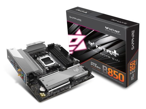 Sapphire NITRO+ B850M WIFI AMD B850 Gniazdo AM5 micro ATX