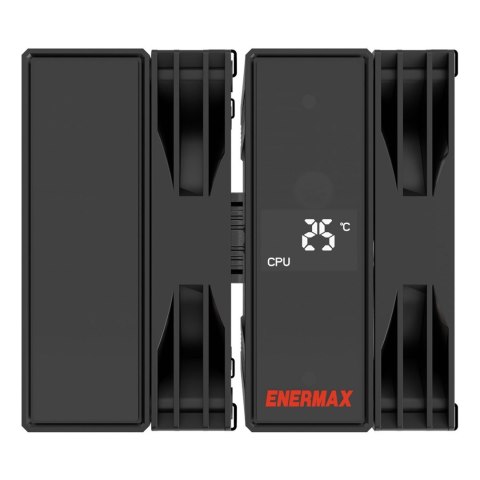 Enermax ETS-TD60D system chłodzenia komputerów Procesor Chłodnica powietrza 12 cm Czarny