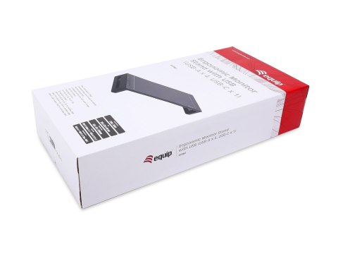 Equip 650883 uchwyt / stojak do monitorów Biurko Czarny