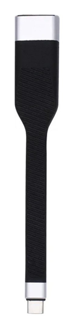 Techly ICOC USBC-RJ45 kabel sieciowy Czarny 0,144 m