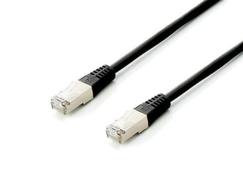 Equip 645693 kabel sieciowy Czarny 0,25 m Cat6a S/FTP (S-STP)