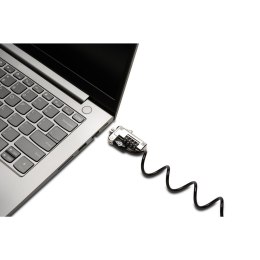 Kensington K60627WW zapięcie do kabli Czarny, Metaliczny 1,8 m