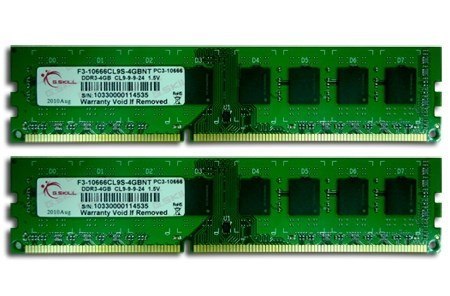 G.Skill 8GB DDR3 DIMM moduł pamięci 2 x 4 GB 240-pin DIMM
