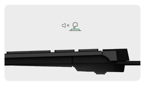 KeySonic KSK-5210ELU (DE) klawiatura Dom USB QWERTZ Niemiecki Czarny