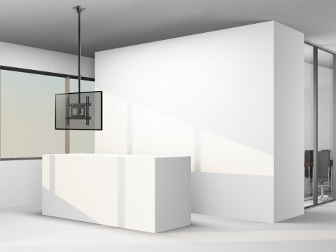 Equip 650321 uchwyt do tablic informacyjnych 177,8 cm (70") Czarny