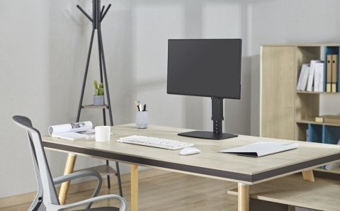 Equip 650126 uchwyt / stojak do monitorów 81,3 cm (32") Biurko Czarny