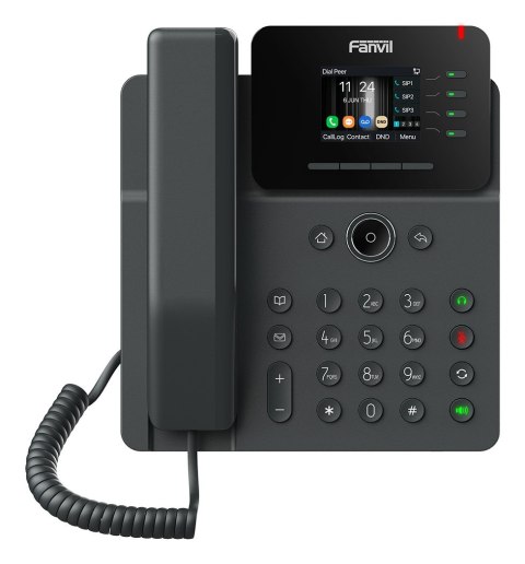 Fanvil V61W telefon VoIP Czarny 4 linii LCD Wi-Fi