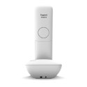 Gigaset E390 Telefon analogowy/DECT Nazwa i identyfikacja dzwoniącego Biały