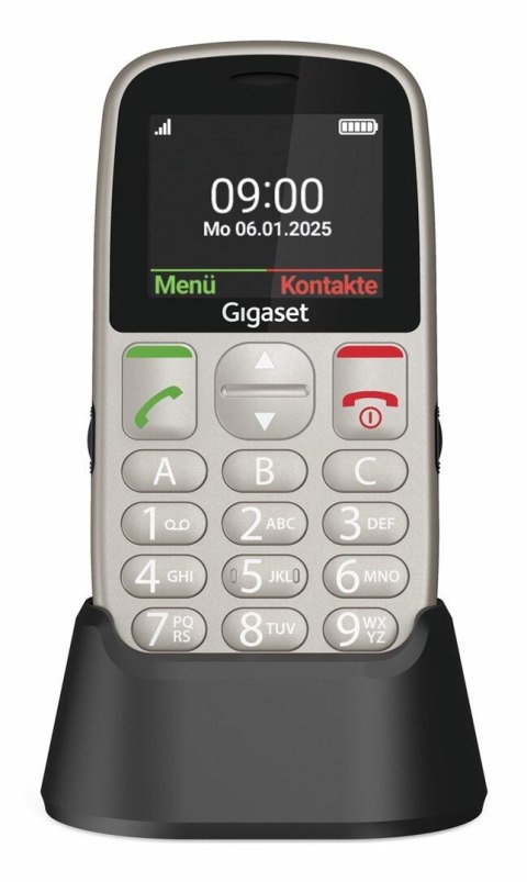 Gigaset GL395 5,59 cm (2.2") 90 g Szary Telefon dla seniora