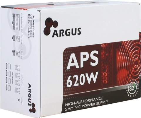 Inter-Tech Argus APS moduł zasilaczy 620 W 20+4 pin ATX ATX Czarny