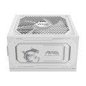 MSI MAG A1000GL PCIE5 WHITE moduł zasilaczy 1000 W 24-pin ATX ATX Biały