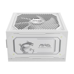 MSI MAG A1000GL PCIE5 WHITE moduł zasilaczy 1000 W 24-pin ATX ATX Biały