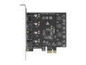 DeLOCK Karta PCI Express x1 do 4 x zewnętrzne USB Typ-A żeński SuperSpeed USB (USB 3.2 Gen 1)