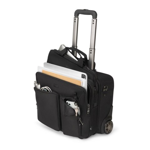 DICOTA D3250901 torba na laptop 40,6 cm (16") Pokrowiec w typie walizki na naóżkach Czarny