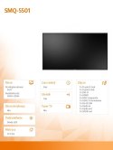 AG NEOVO Monitor wielkoformatowy SMQ-5501 350cd/m2 12000:1 24/7 4K