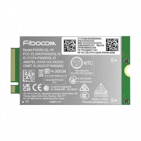 HP Inc. Modem 4G LTE-AP WWAN AM5R3AA