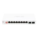 Asus Przełącznik niezarządzalny QG-U1080 8 portów 2.5G + 2 porty 10G SFP+