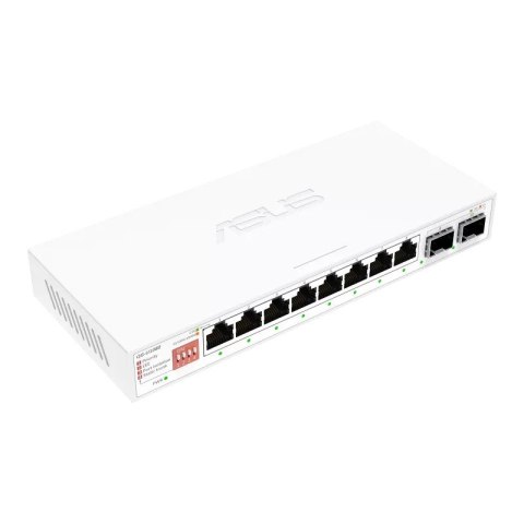 Asus Przełącznik niezarządzalny QG-U1080 8 portów 2.5G + 2 porty 10G SFP+