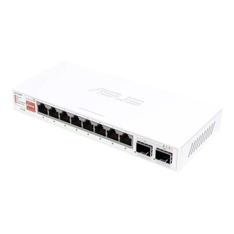 Asus Przełącznik niezarządzalny QG-U1080 8 portów 2.5G + 2 porty 10G SFP+