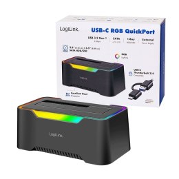 LogiLink Stacja dokująca USB-C do HDD/SDD 2.5/3.5'