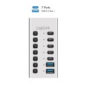LogiLink Hub 7xUSB-A/C z przełącznikiem on/off