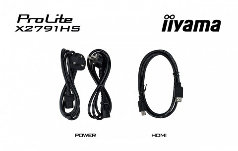 IIYAMA Monitor 27 cali X2791HS-B1 IPS, HDMI, DP, 120Hz,1500:1