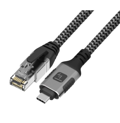 TECHLY Adapter/kabel sieciowy USB-C na Gigabit Ethernet RJ45 1 m ICOC U3C-RJ45-010