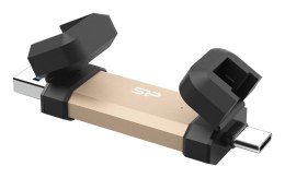 Silicon Power DS72 pamięć USB 500 GB USB Type-A / USB Type-C 3.2 Gen 2 (3.1 Gen 2) Złoto